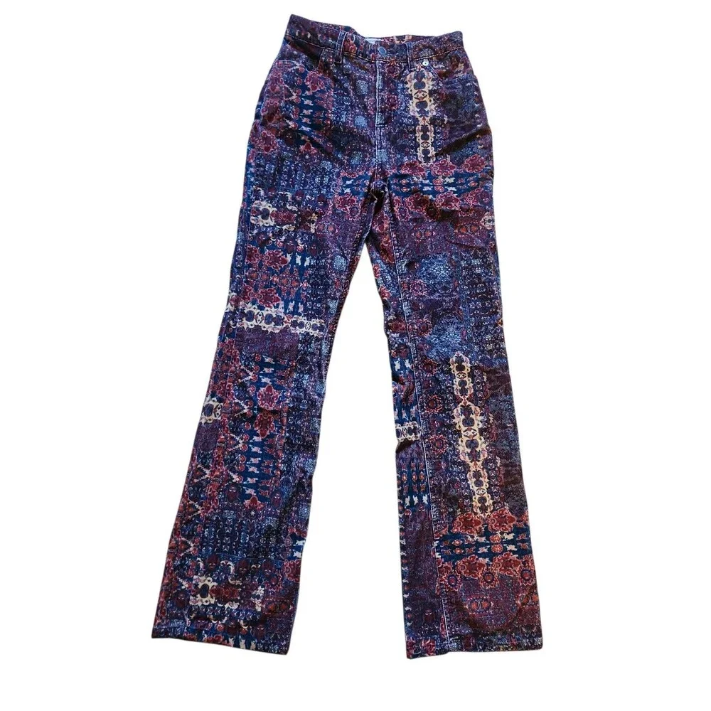 RVCA Groove High Rise Corduroy Pants Womens 24